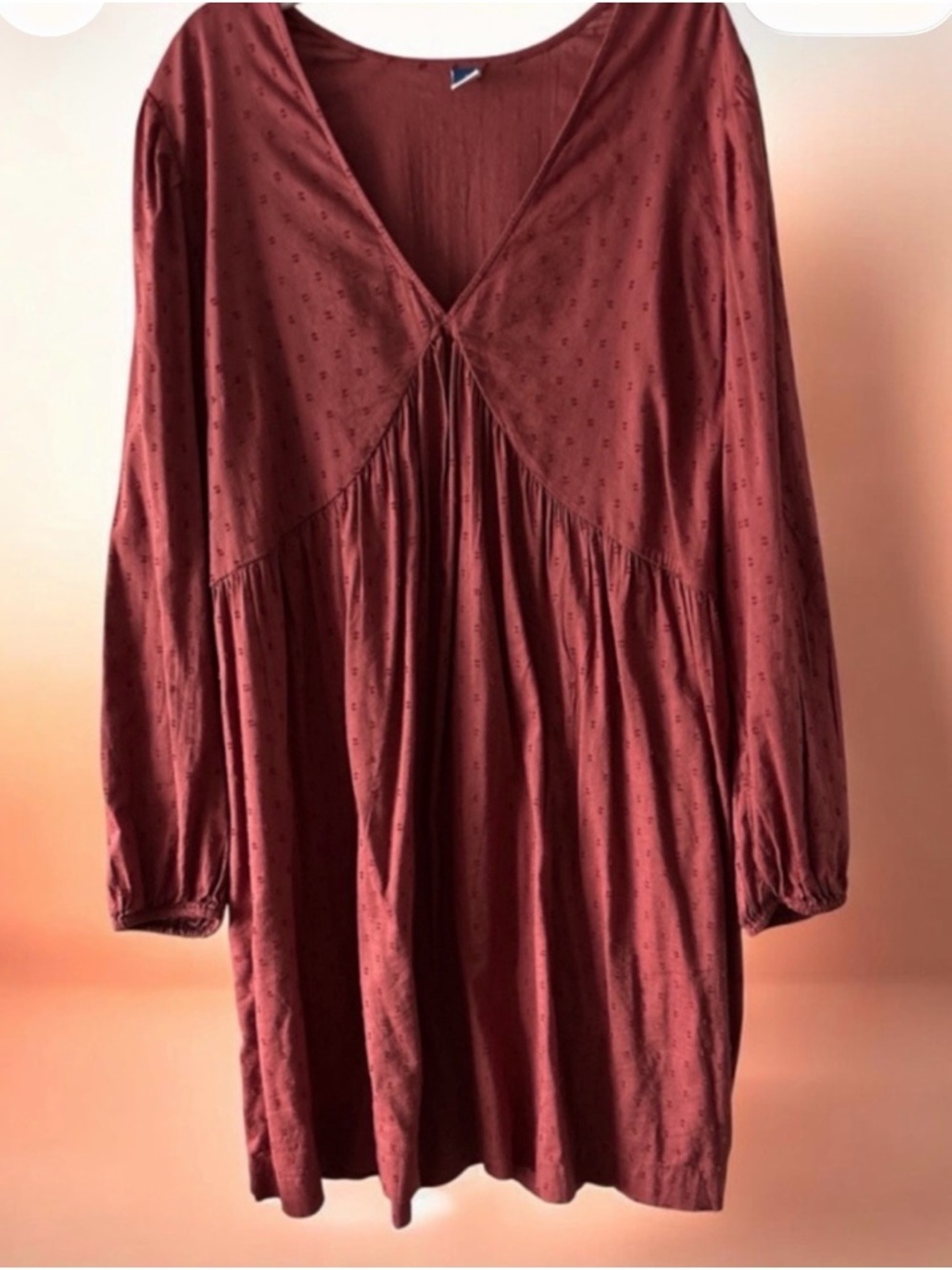 Old Navy Rust Red Midi Dress - Picture 6 of 6